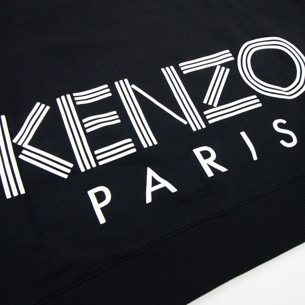 Kenzo Sweatshirt Writing Black