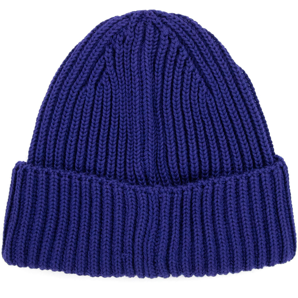 CP Company Extra Fine Merino Wool Goggle Beanie Blue 878