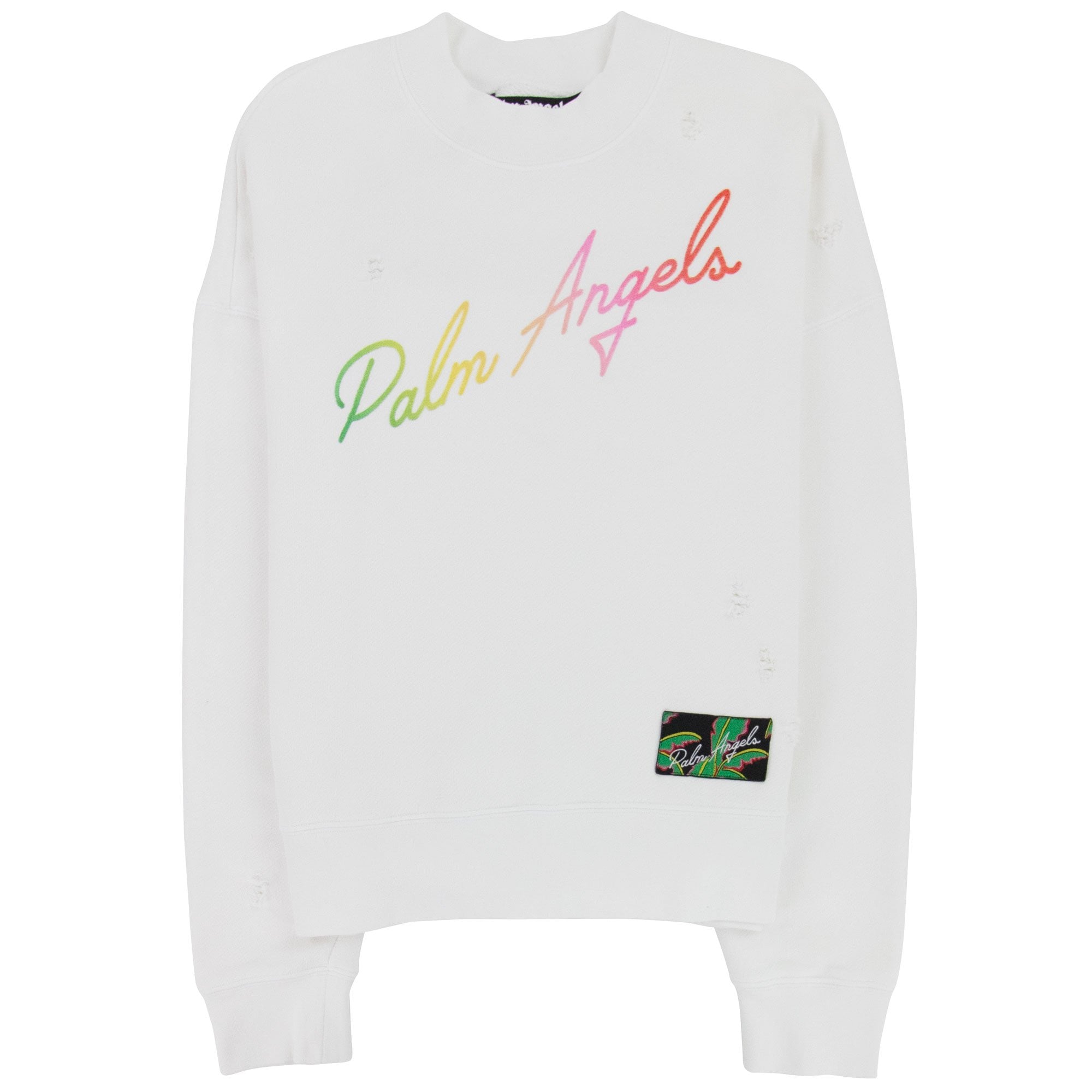 Palm Angels Miami Logo Sweatshirt White | ONU – Onu