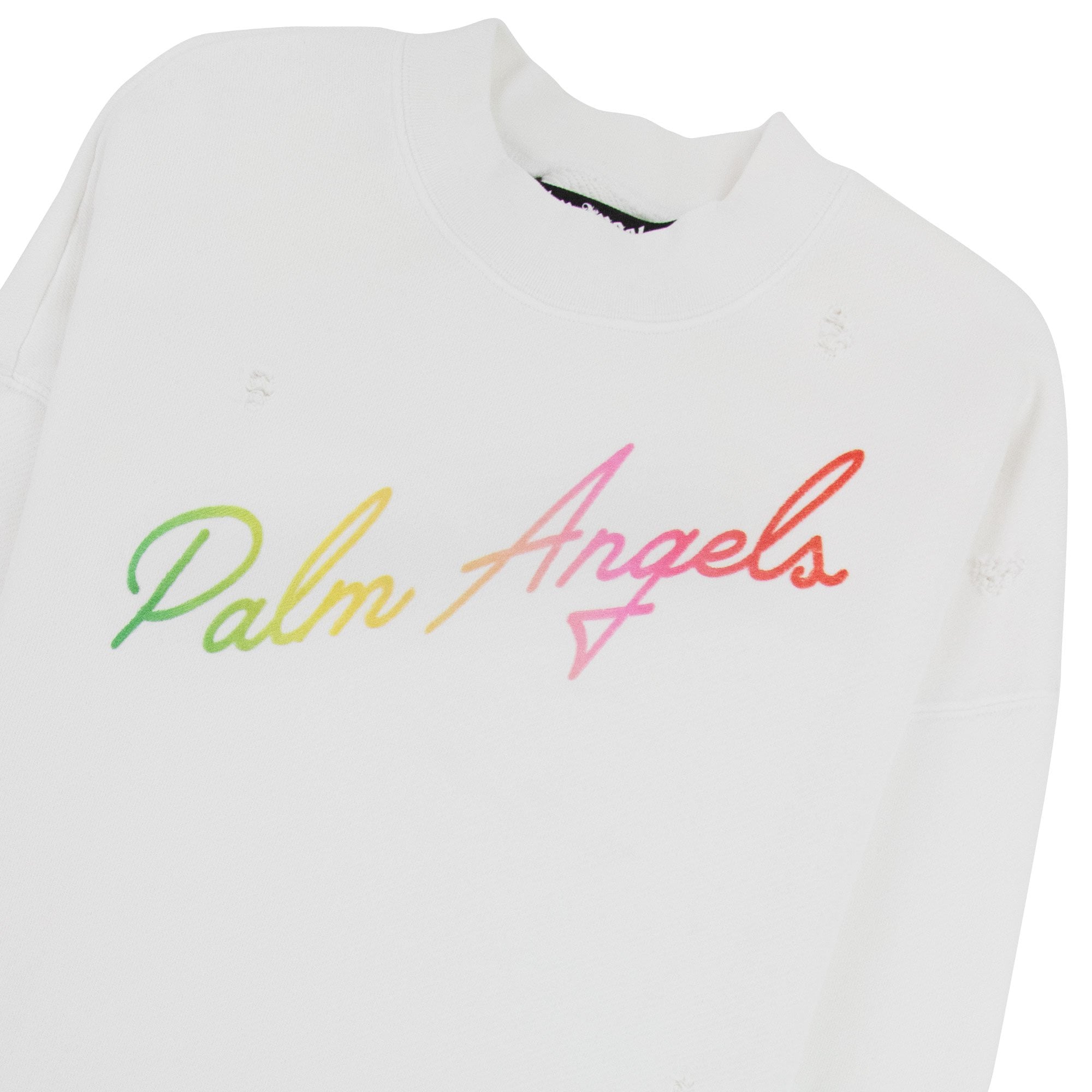 Palm Angels Miami Logo Sweatshirt White