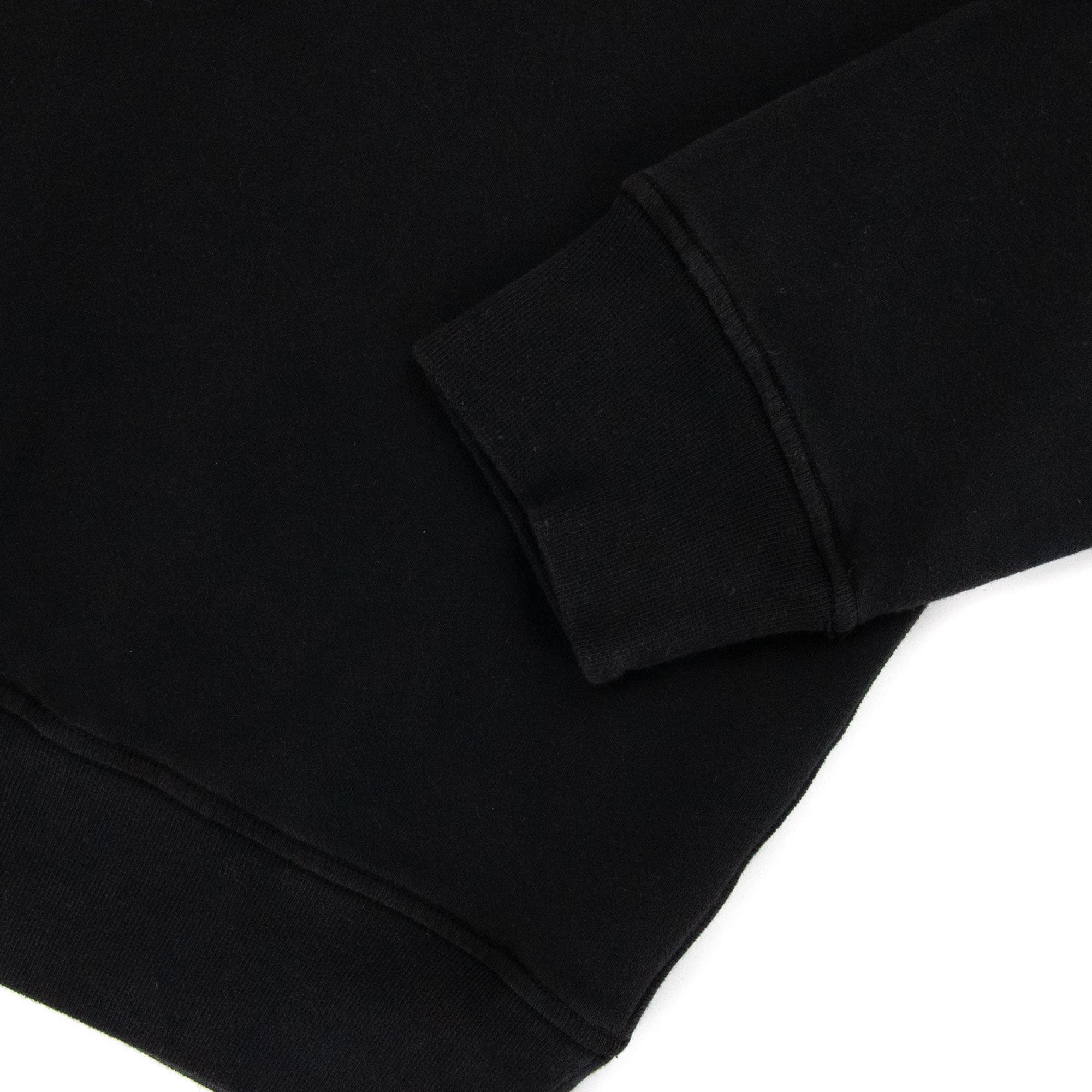 Stone Island 65894 Stencil Hoodied Sweatshirt Black V0029
