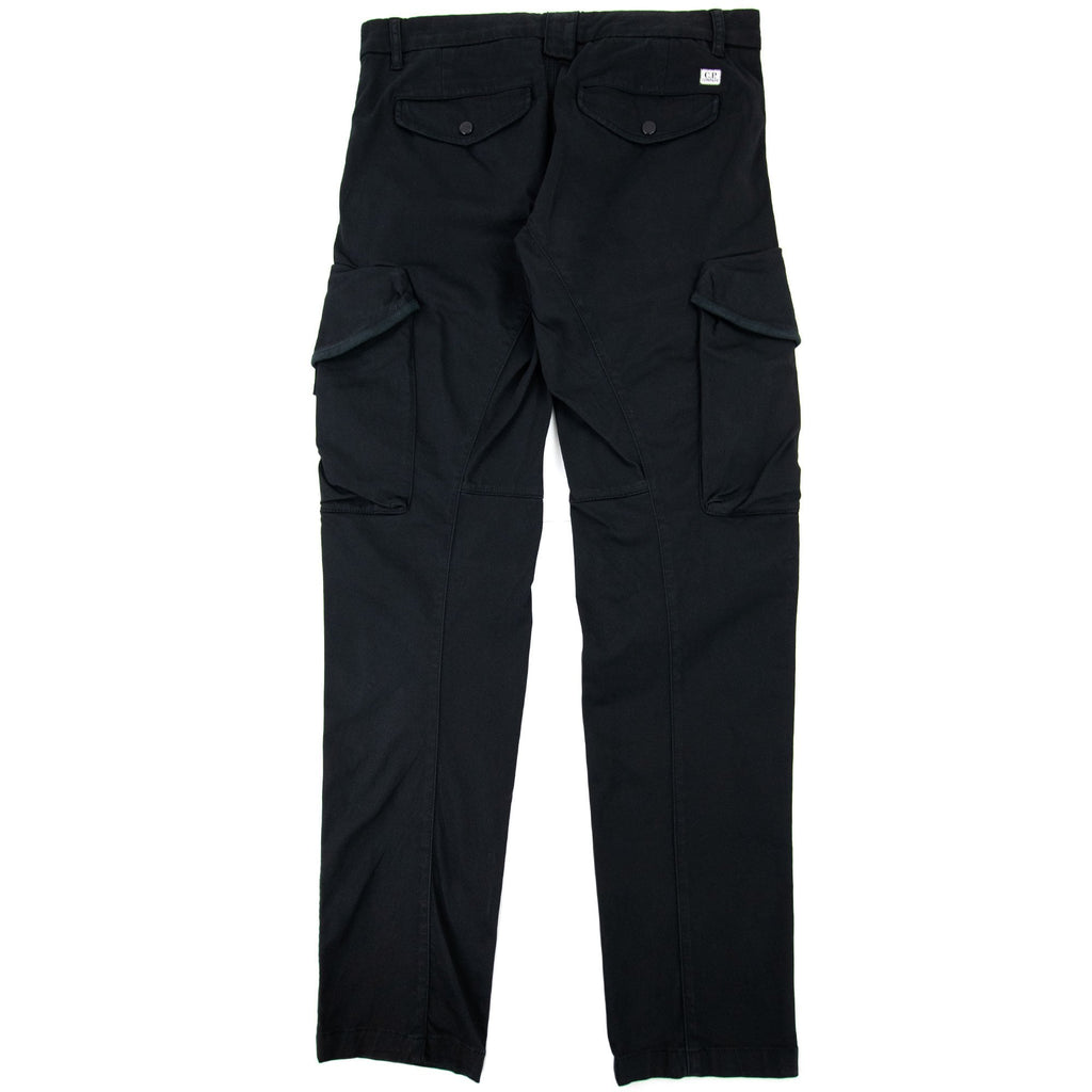 CP Company Stretch Garment-dyed Utility Cargo Pants Black 999