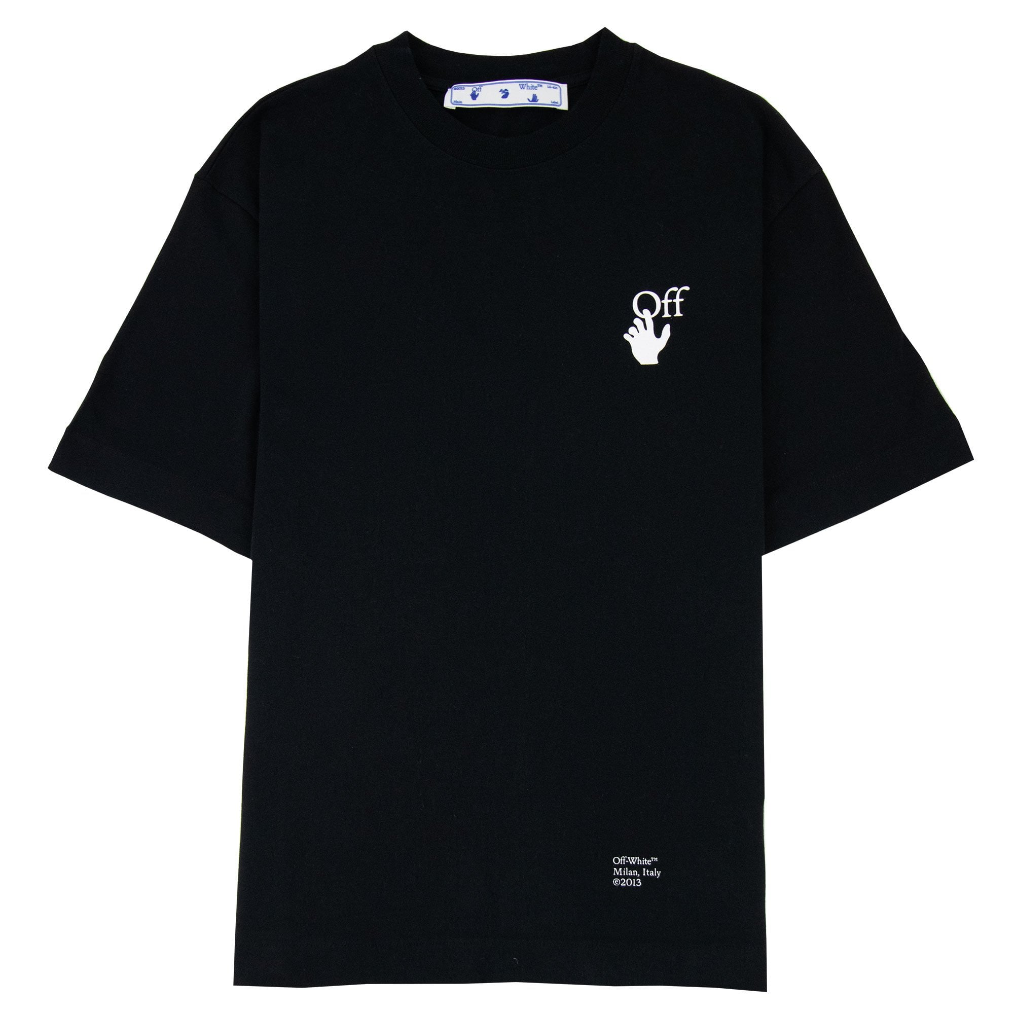 Off White Carav Arrow S/s Slim T Shirt Black/white