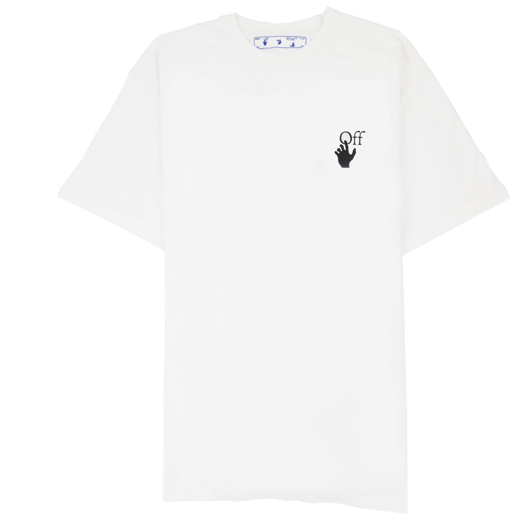 Off White Degrade Arrow S/s Over T Shirt White/black