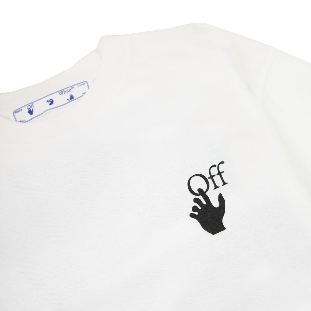 Off White Degrade Arrow S/s Over T Shirt White/black