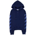 Off White Rubber Arrow Slim Hoodied Sweatshirt Blue/blue