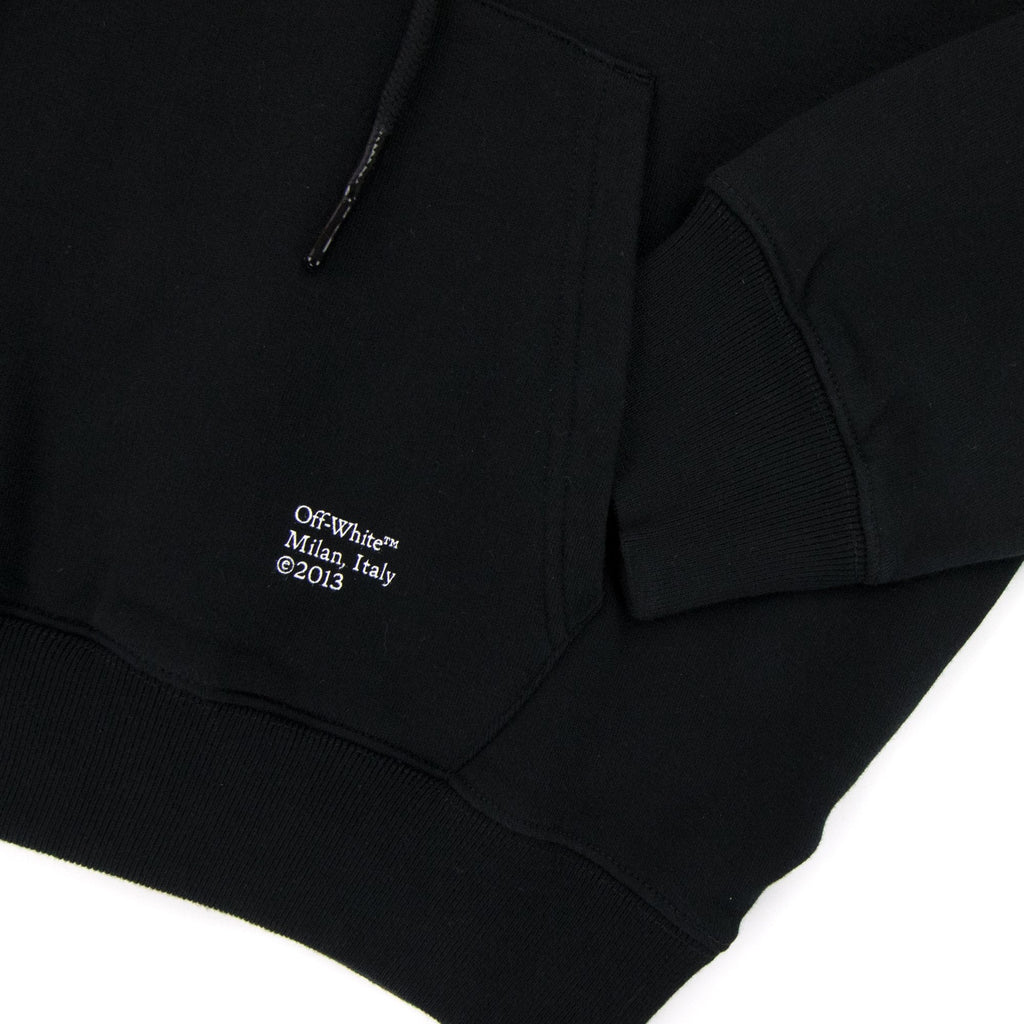 Off White Carav Arrow Hooded Sweatshirt Black/white