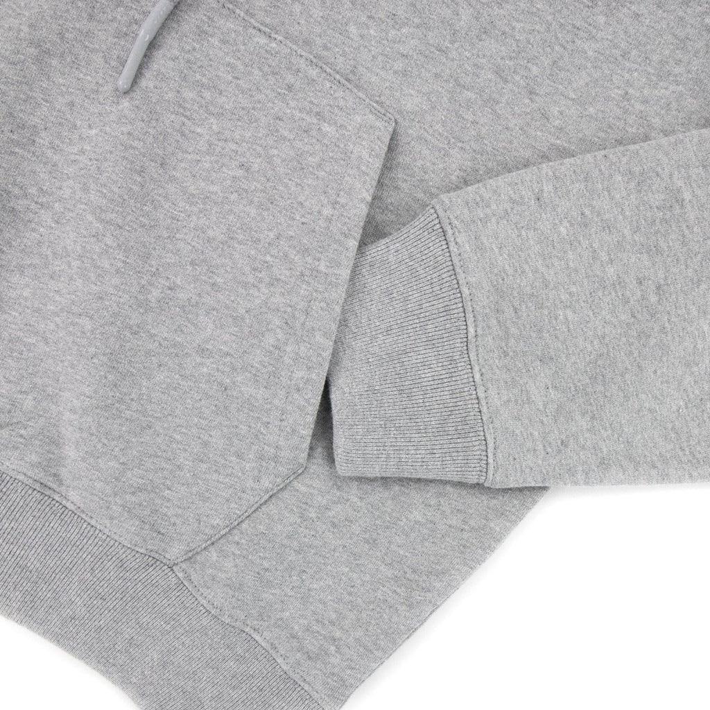 Off White Degrade Arrow Over Hoodied Sweatshirt Melange Grey