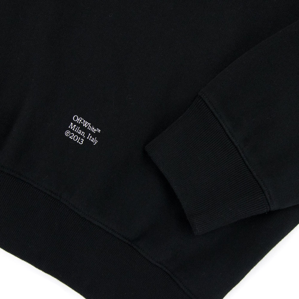 Off White Carav Arrow Skate Crewneck Sweatshirt Black/white