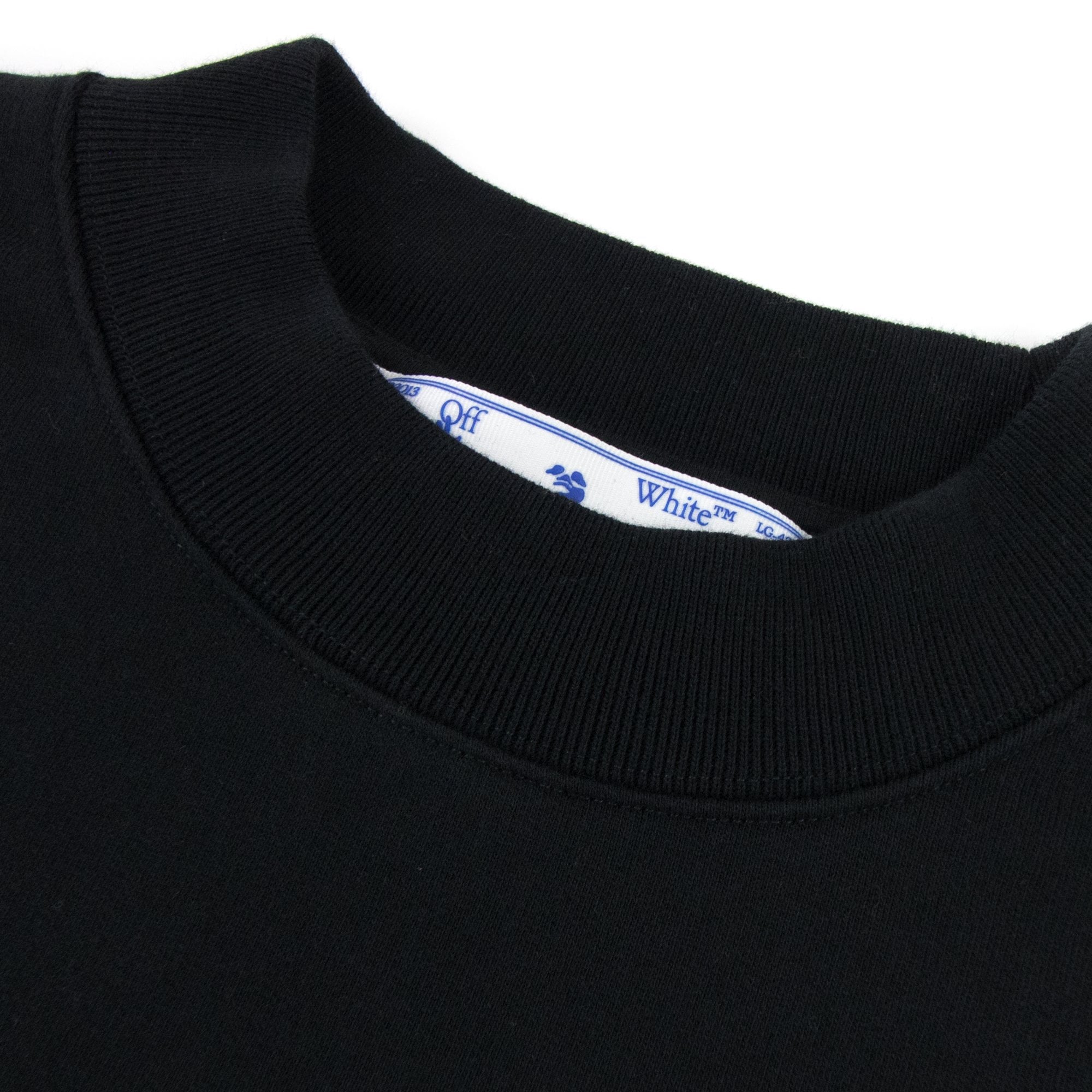 Off White Carav Arrow Skate Crewneck Sweatshirt Black/white