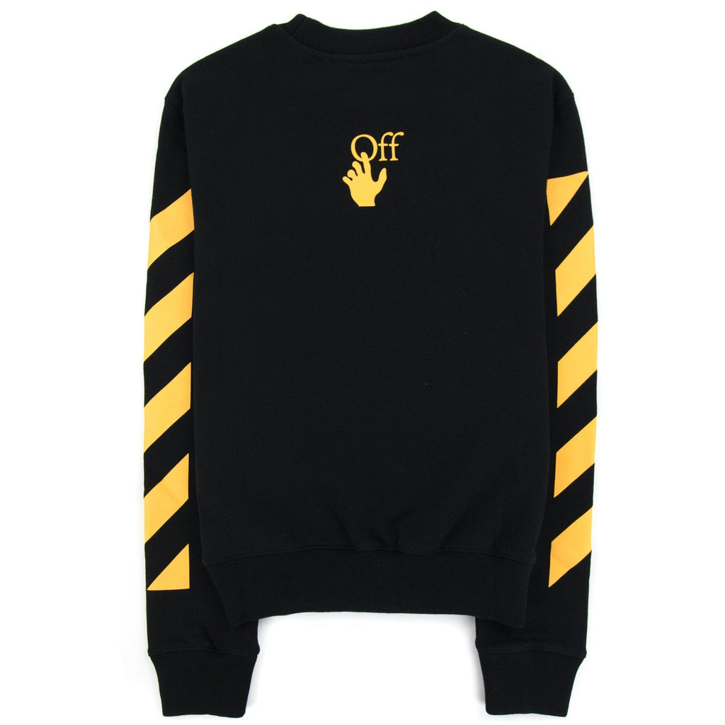 Off White Carav Painting Slim Crewneck Sweatshirt Multi