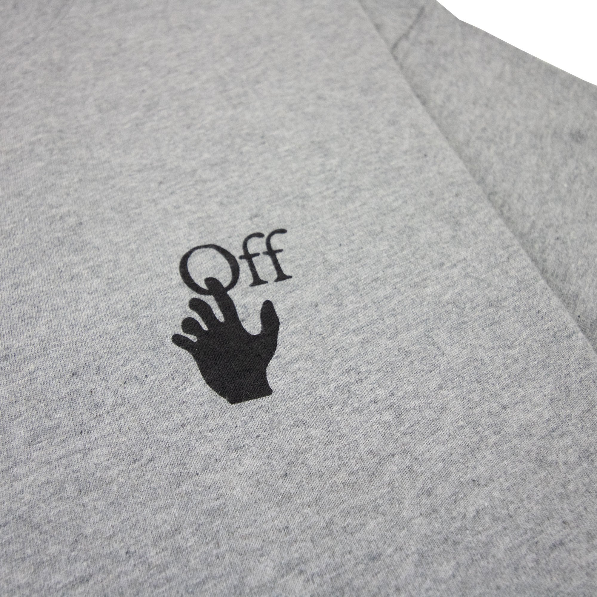 Off White Degrade Arrow S/s Over T Shirt Melange Grey