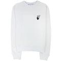 Off White Degrade Arrow Slim Crewneck Sweatshirt White/black