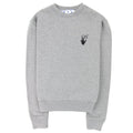 Off White Degrade Arrow Slim Crewneck Sweatshirt Melange Grey