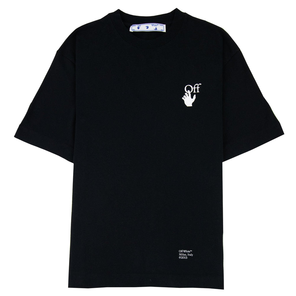 Off White Carav Arrow S/s Over Skate T Shirt Black/white