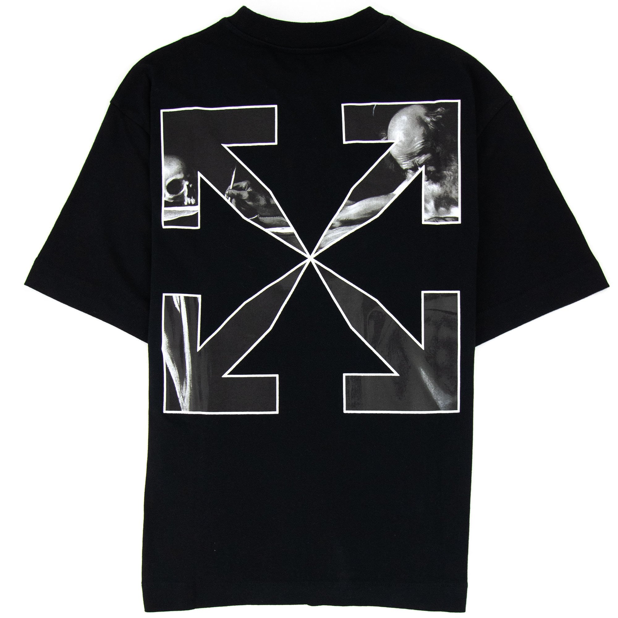 Off White Carav Arrow S/s Over Skate T Shirt Black/white