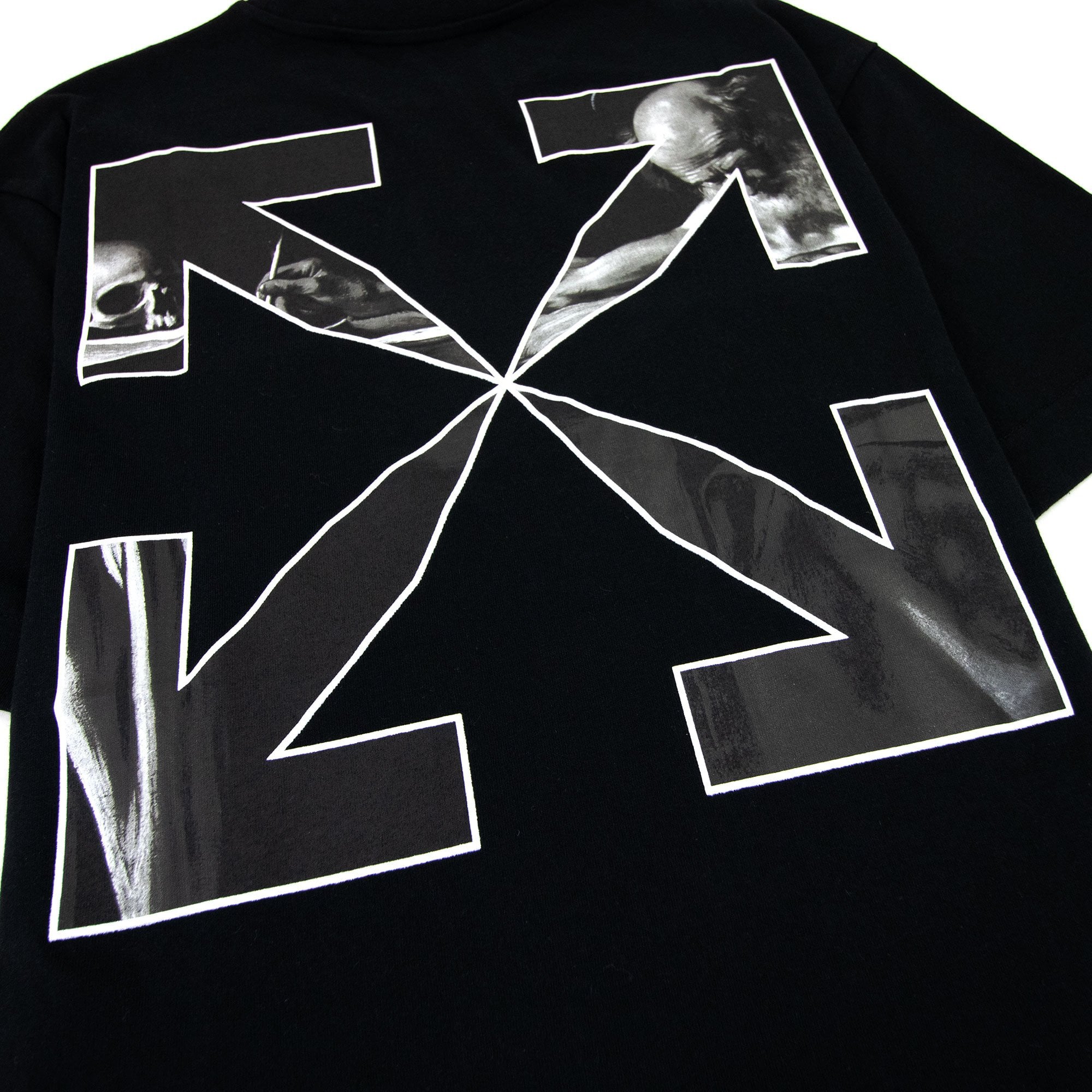 Off White Carav Arrow S/s Over Skate T Shirt Black/white