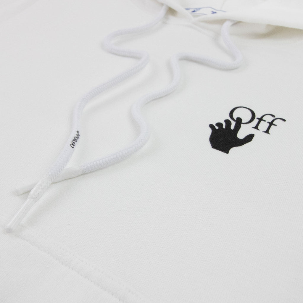 Off White Bubble Arrow Skate Hoodie White/black