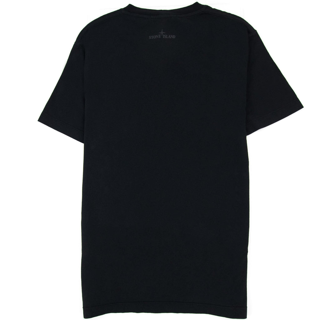 Stone Island Pocket Logo T Shirt Black V0029
