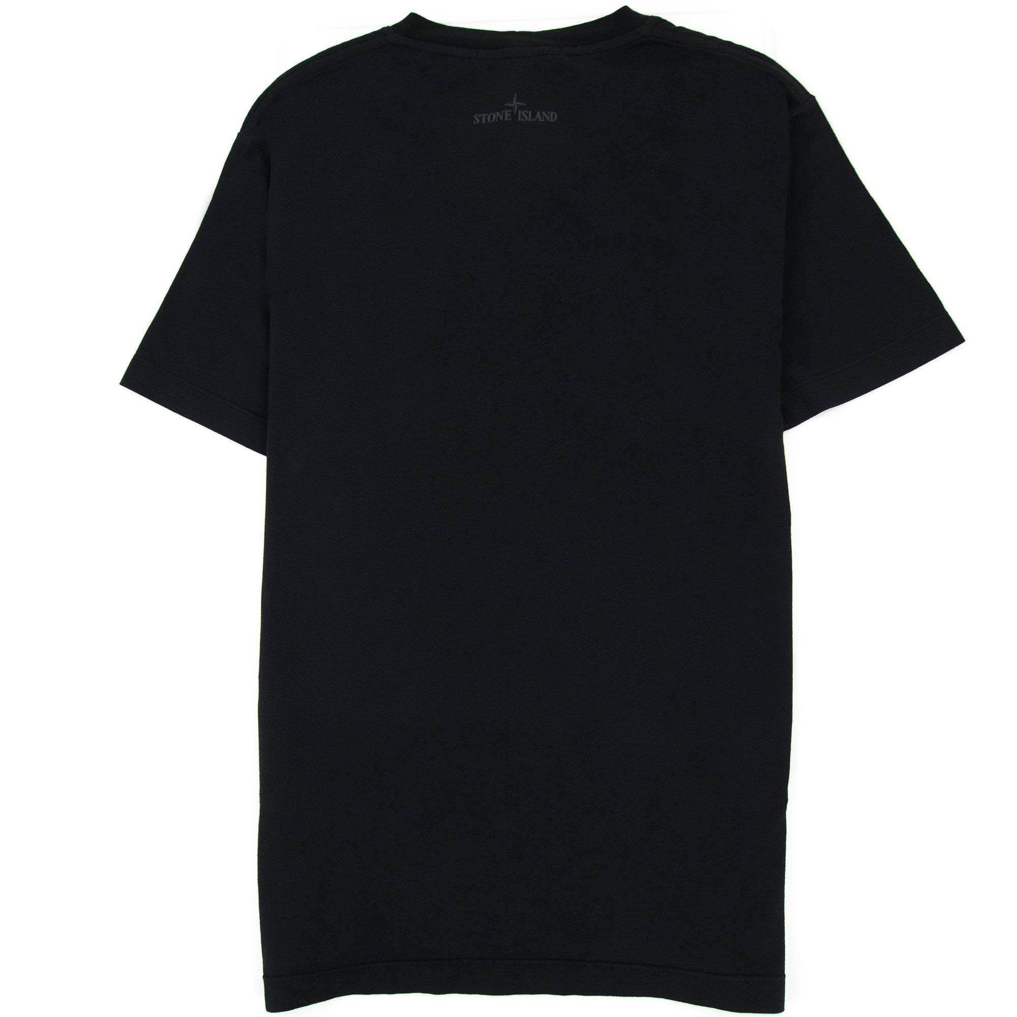 Stone Island Pocket Logo T Shirt Black V0029