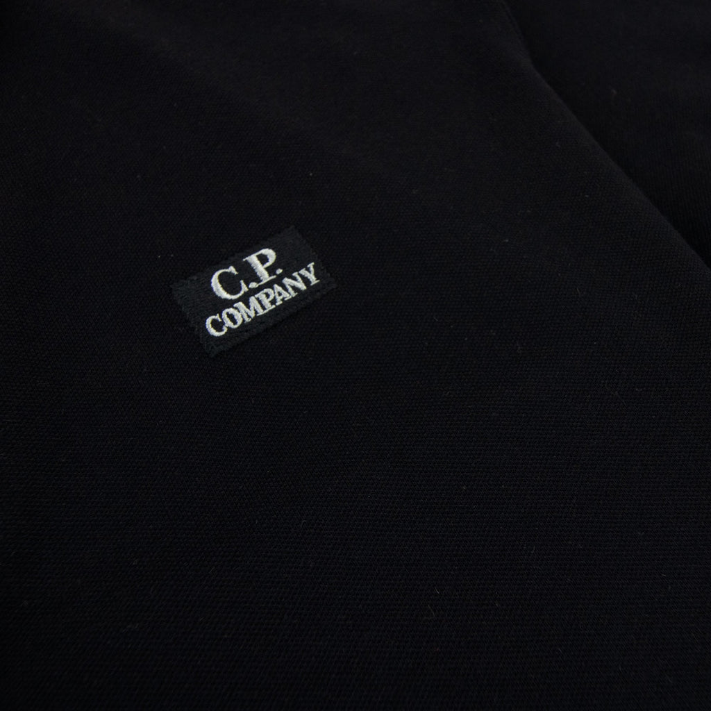 Cp Company Stretch Piquet Polo Black 999
