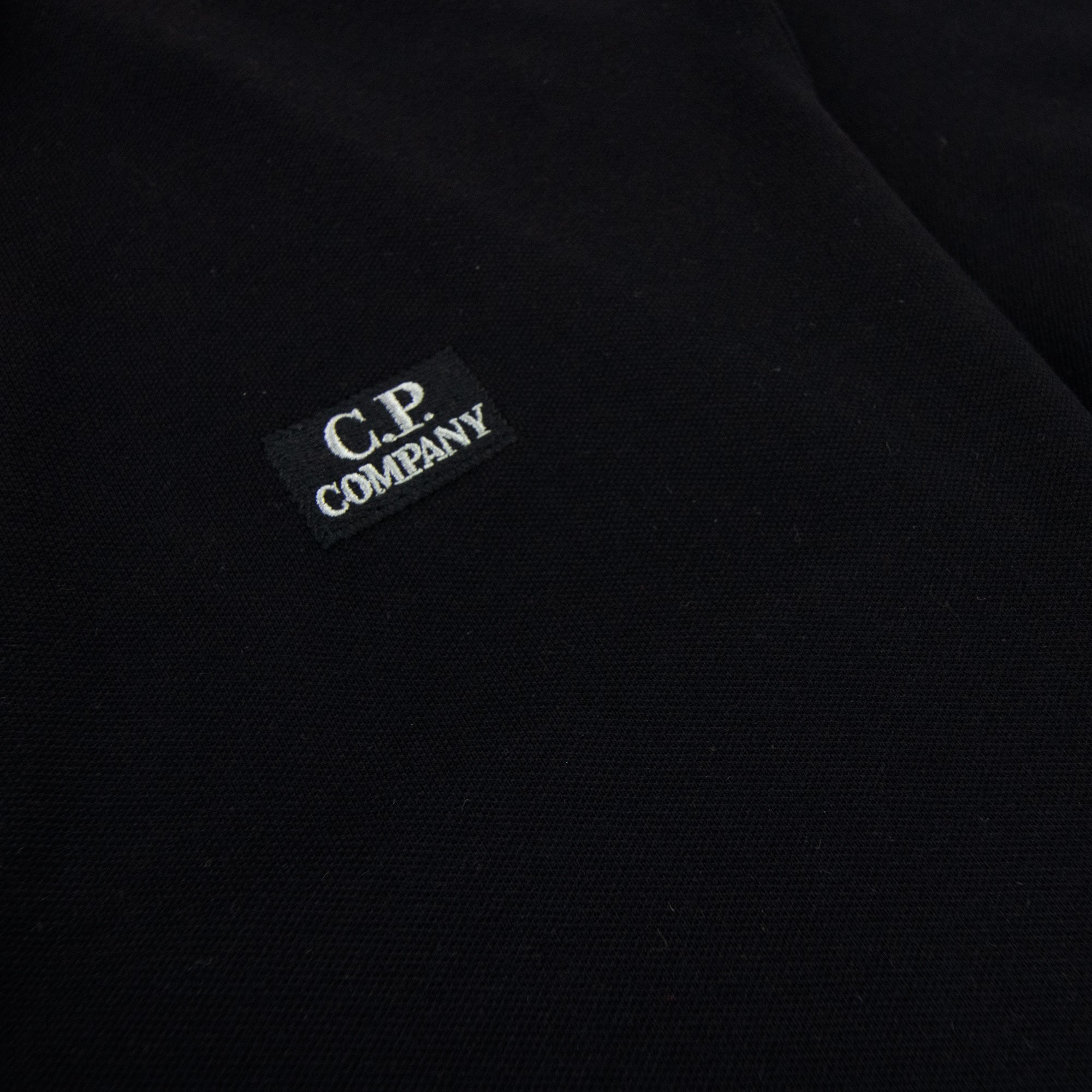 Cp Company Stretch Piquet Polo Black 999