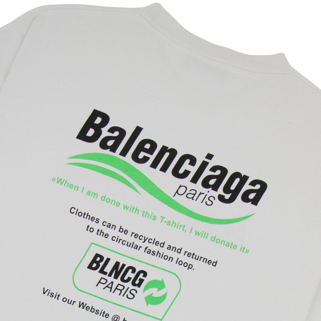 Balenciaga Dry Cleaning Boxy T-shirt White