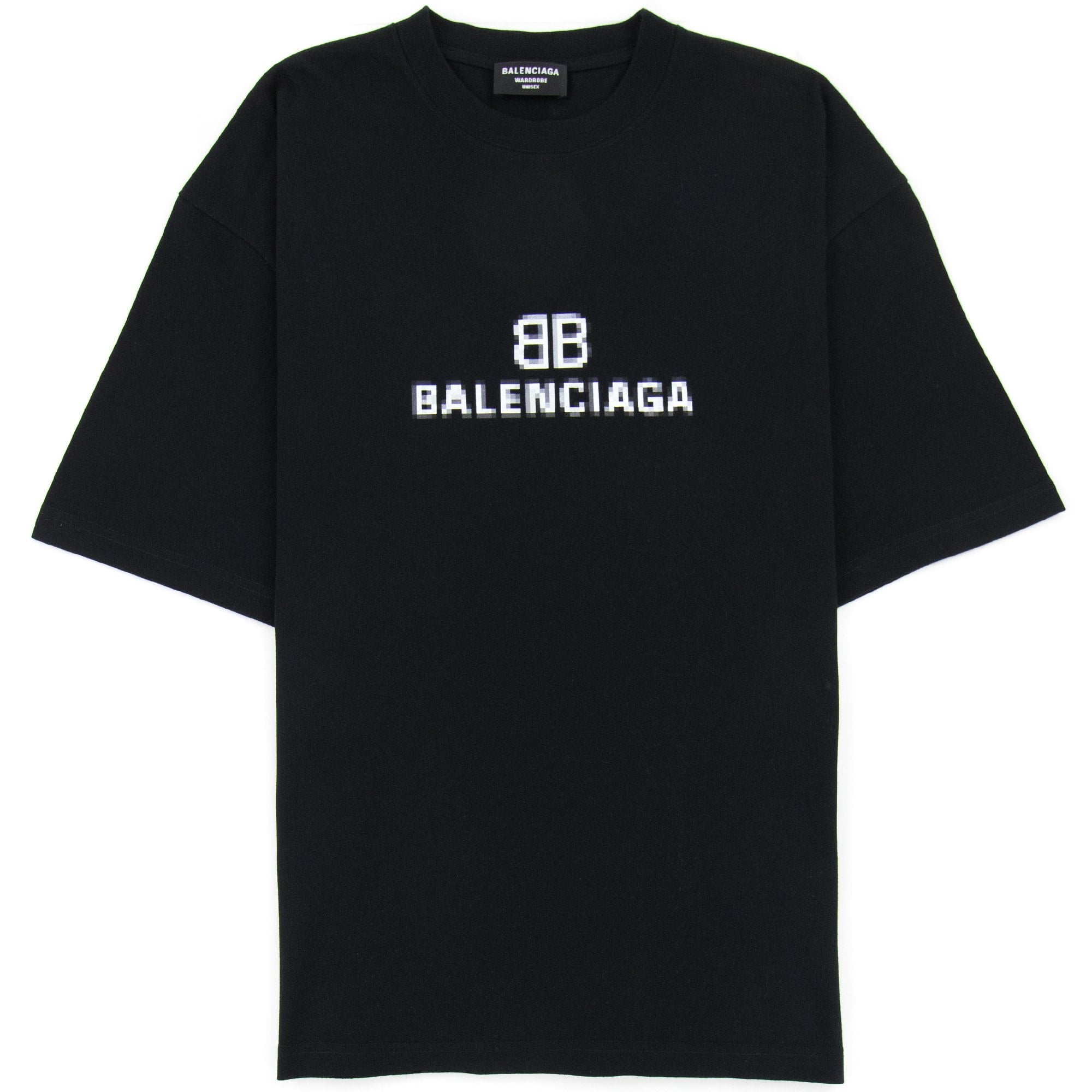 Balenciaga Bb Pixel T-shirt Black - MEN from Onu UK