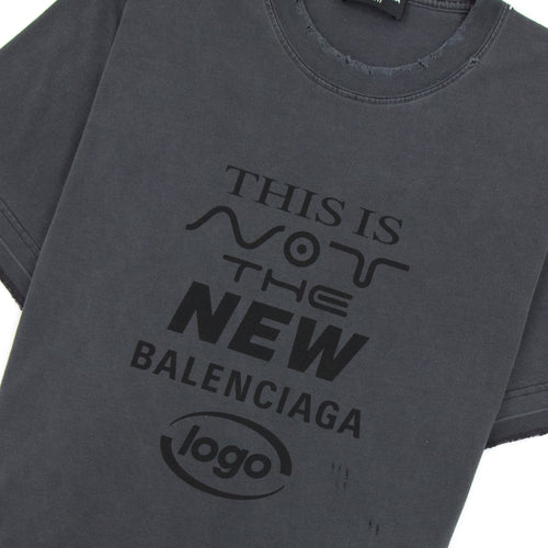 Balenciaga This Is Not The New T-shirt Dark Grey