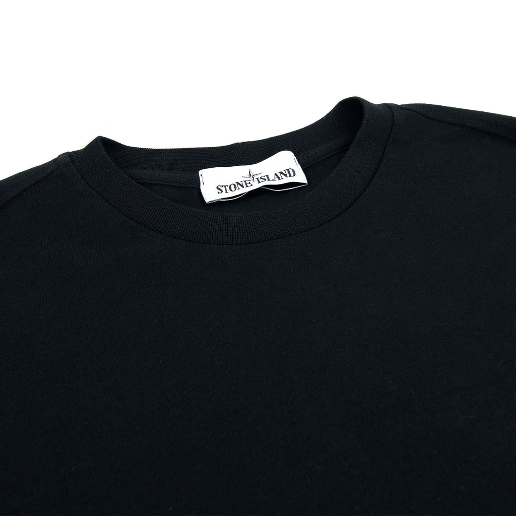 Stone Island Marina Logo T Shirt Black Voo29