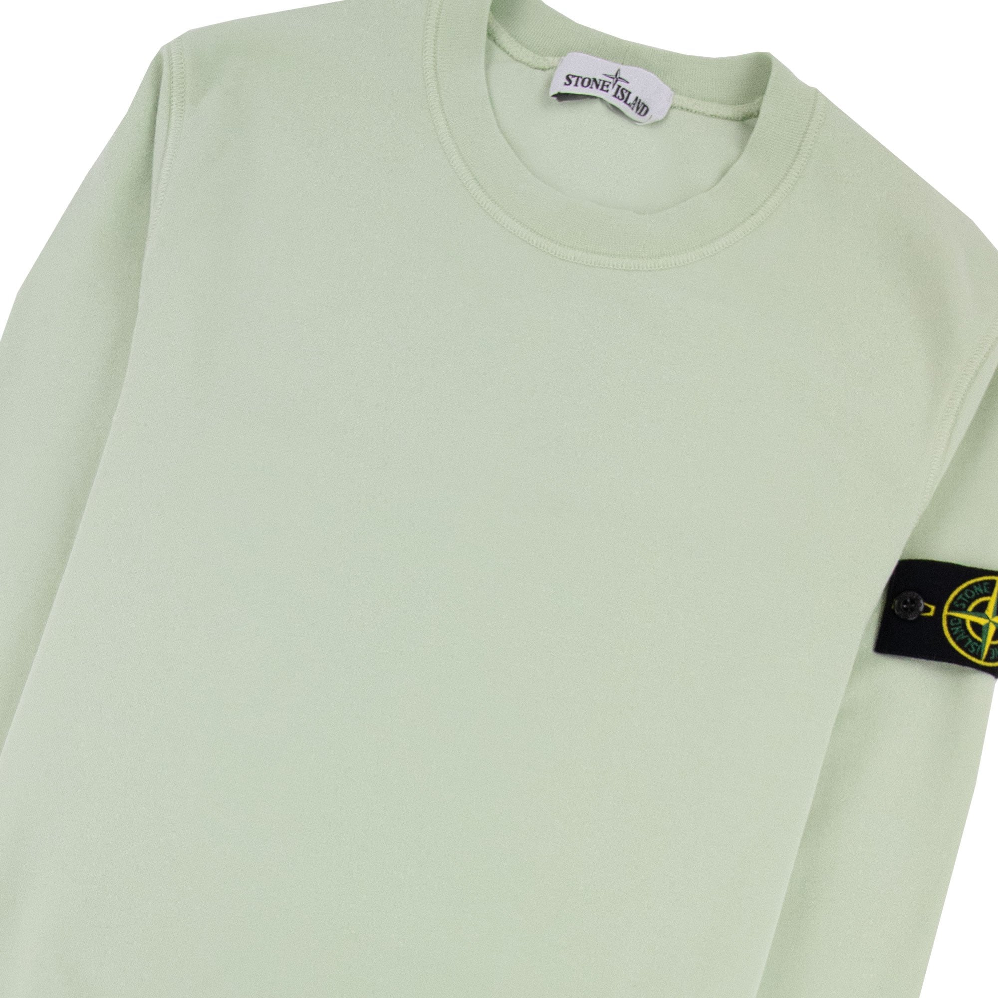 Stone Island 63051 Crewneck Sweatshirt Light Green V0052