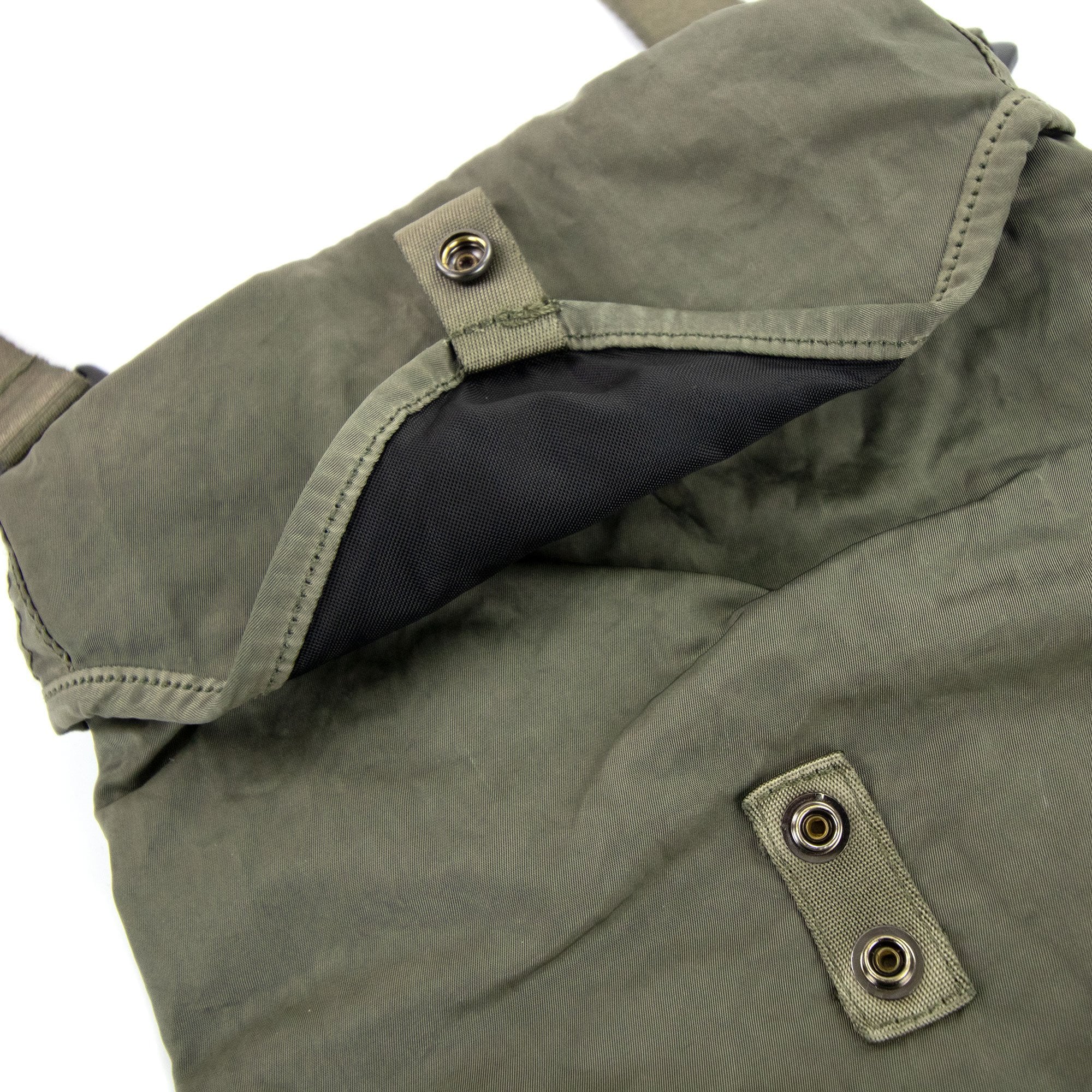 CP Company Nylon B Garment Dyed Crossbody Lens Bag Khaki 665