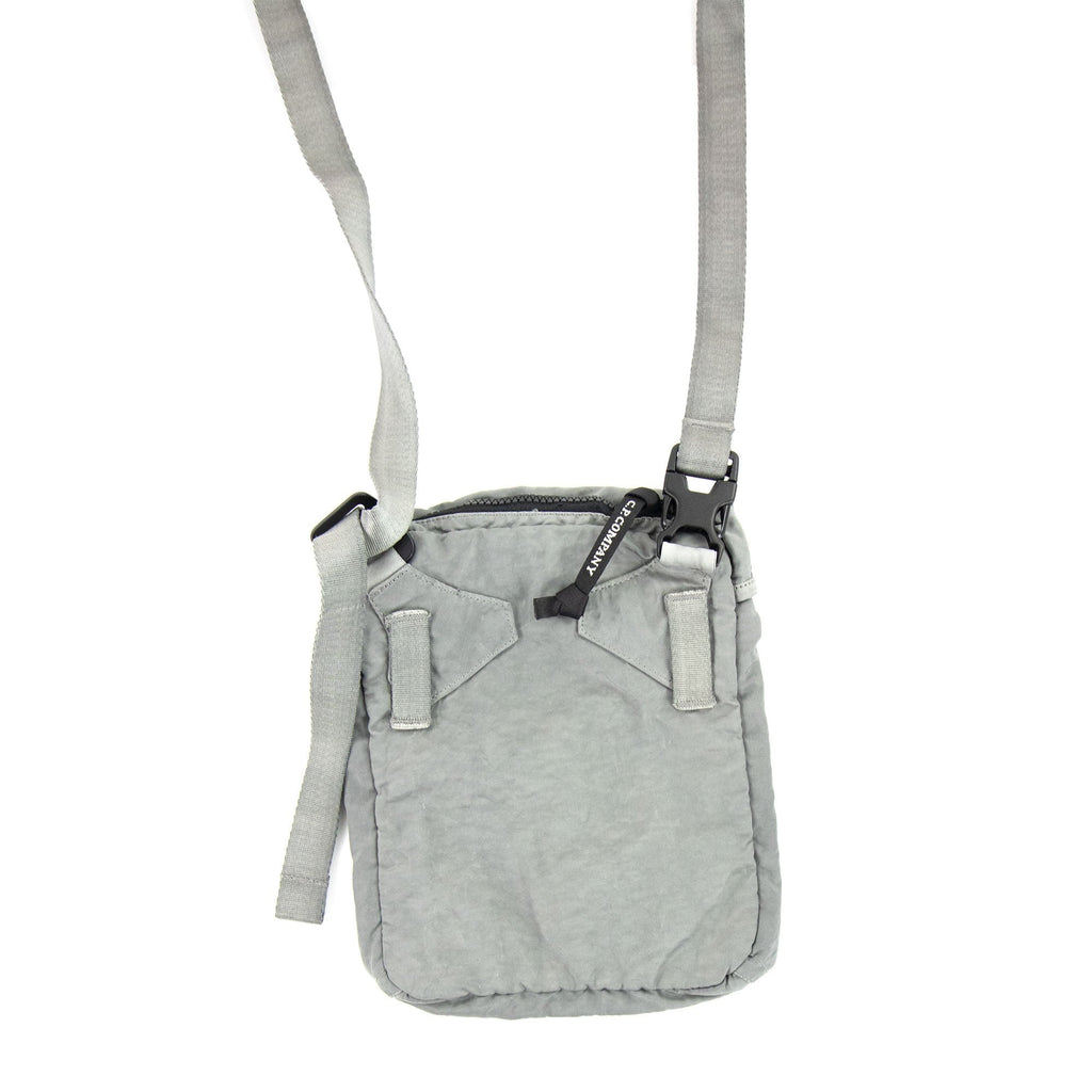 CP Company Nylon B Garment Dyed Crossbody Lens Bag Moon Mist 917