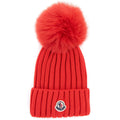 Moncler Pom Pom Beanie Red