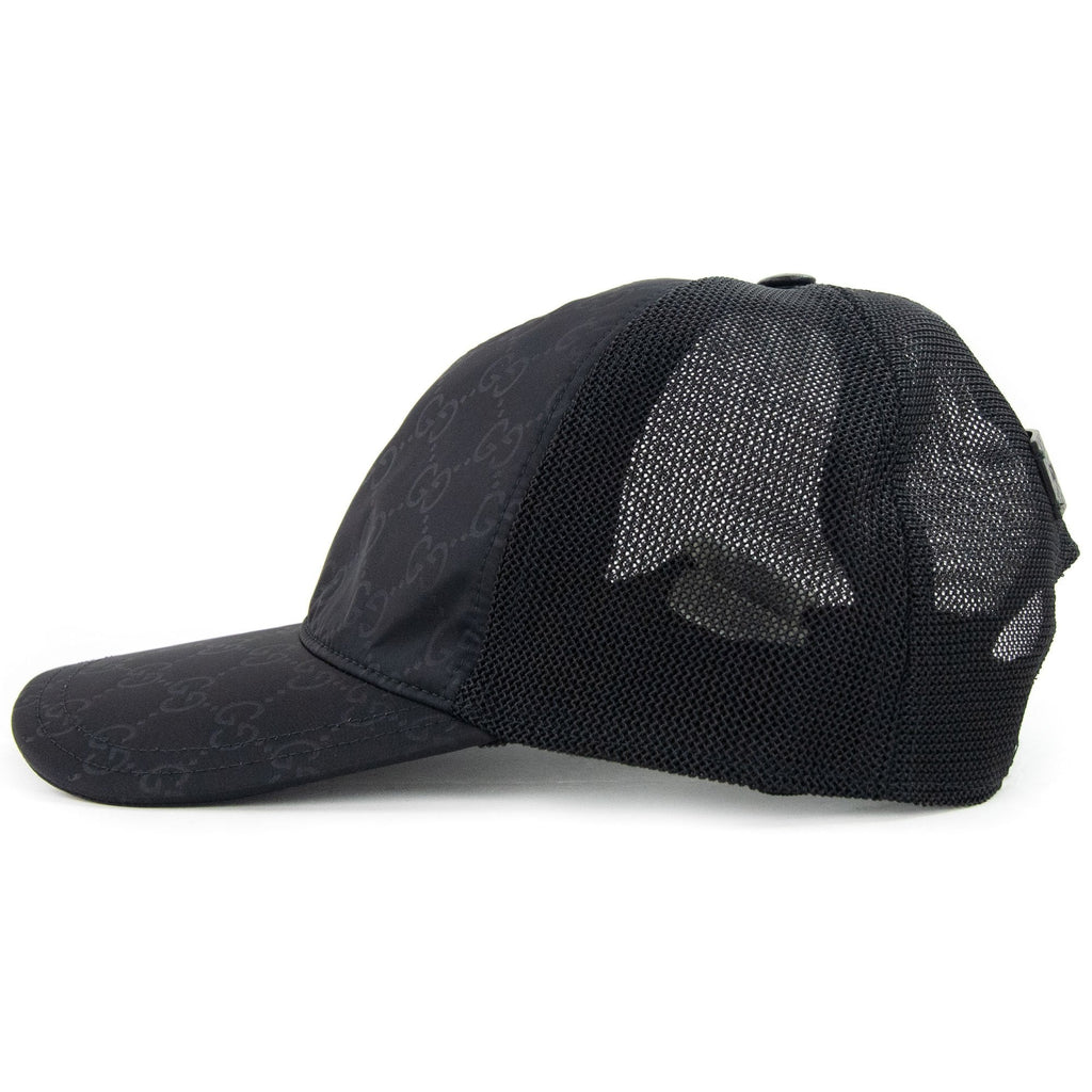 Gucci Monogram Mesh Cap Black