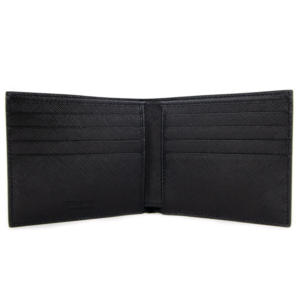 Prada Saffiano Leather Wallet Black
