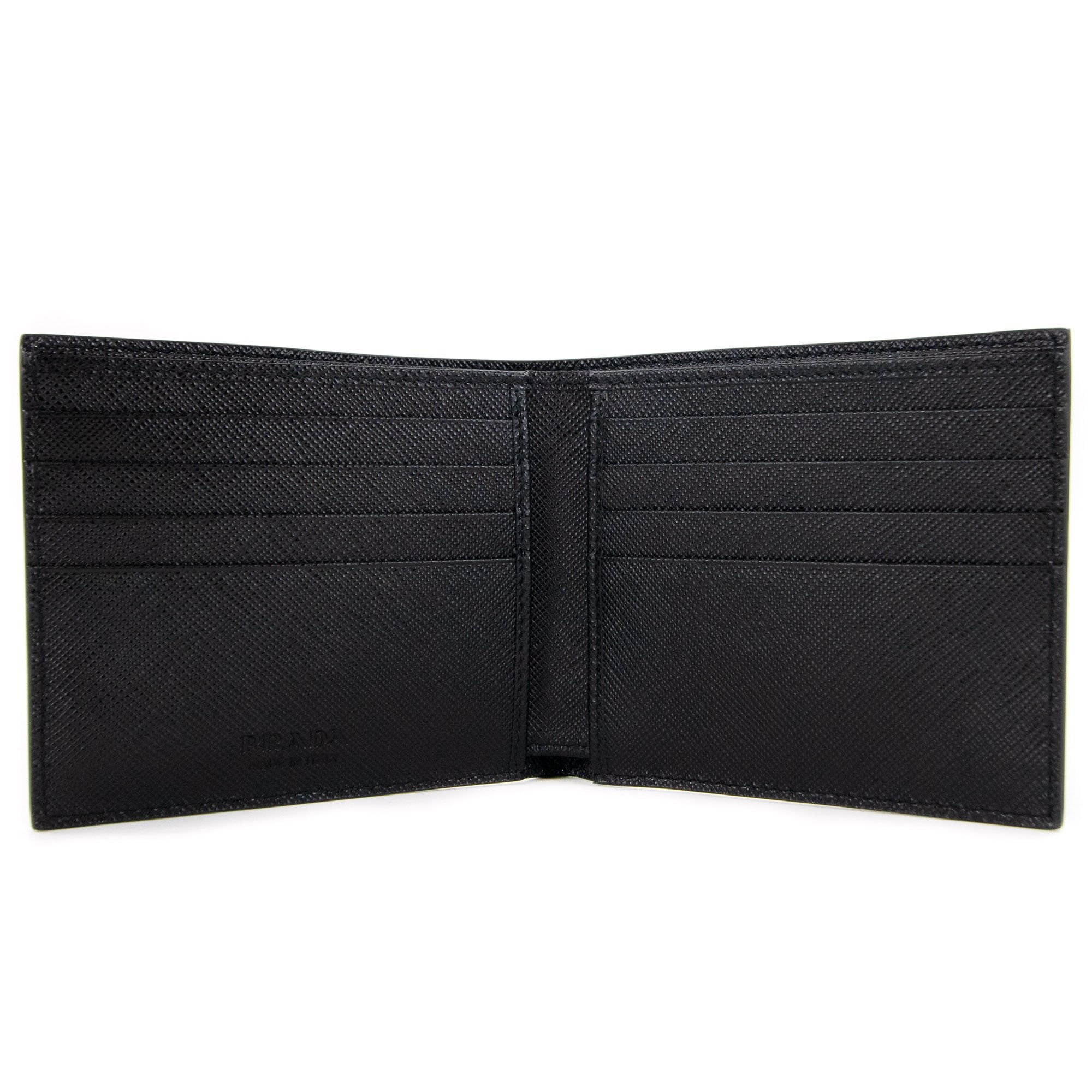 Prada Saffiano Leather Wallet Black