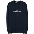 Stone Island Logo Marina Crewneck Sweatshirt Navy V0020