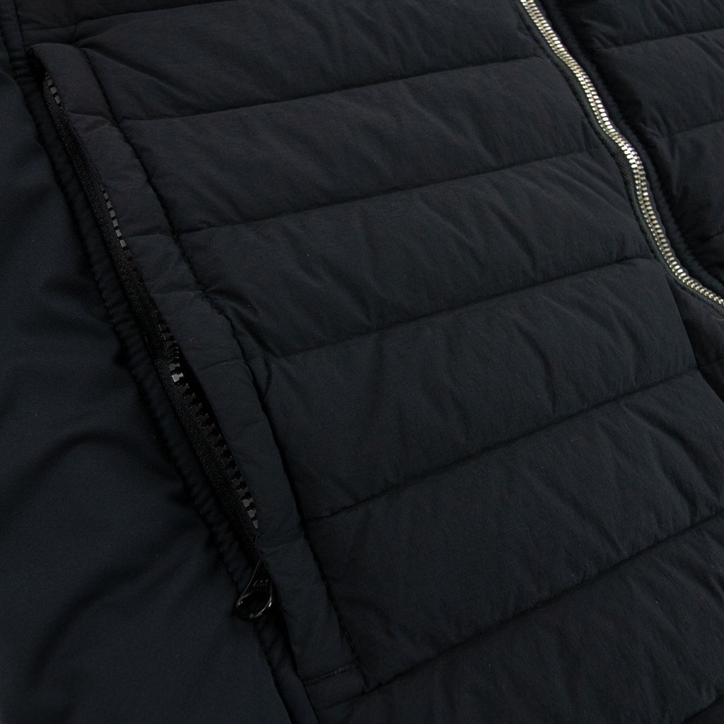 Stone Island G0225 Loom Woven Down Gilet Charcoal V0065
