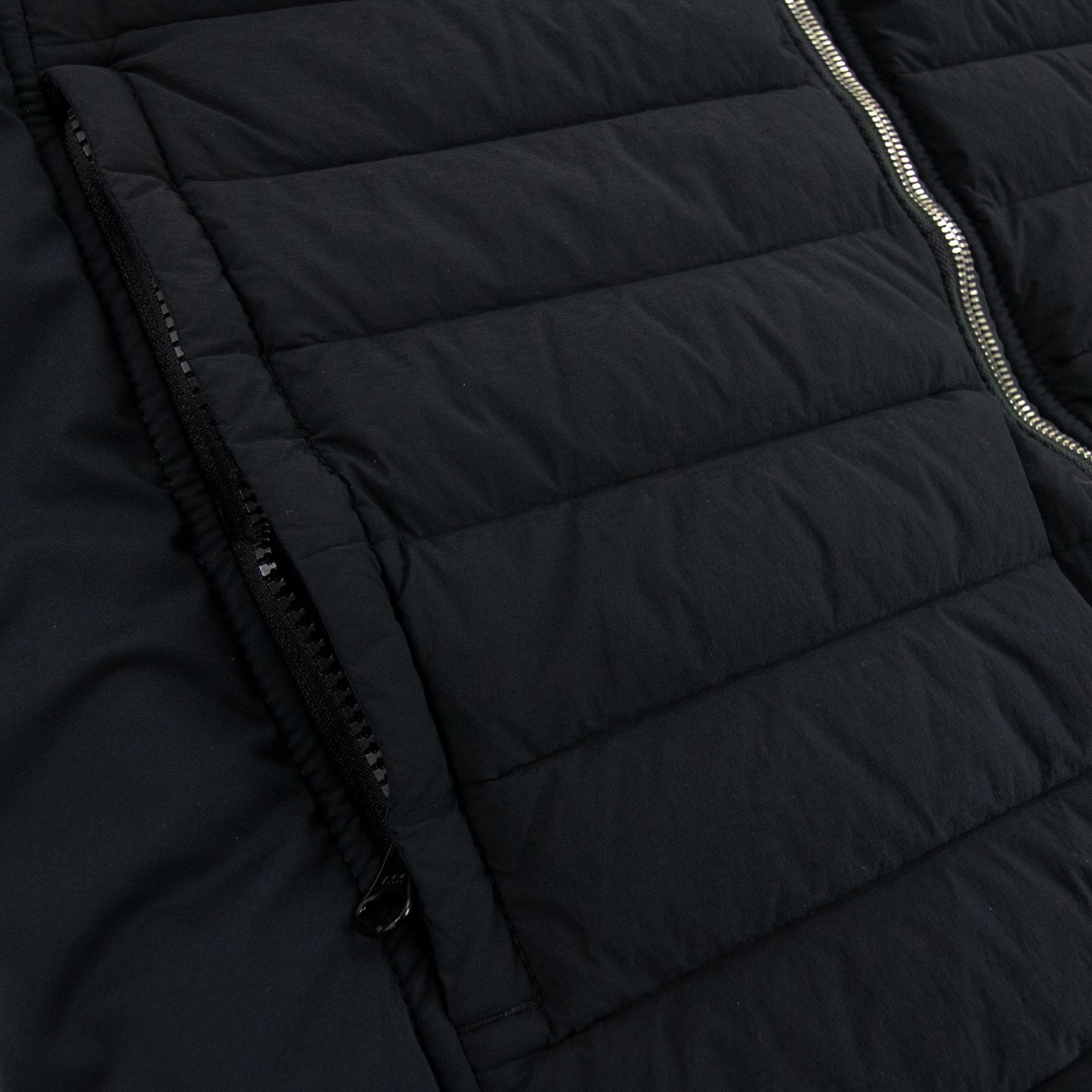 Stone Island G0225 Loom Woven Down Gilet Charcoal V0065