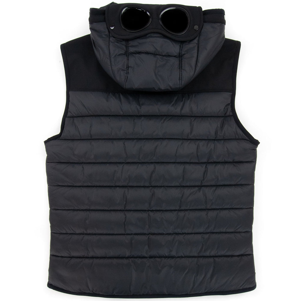Cp Company Shell Mixed Goggle Gilet Black 999