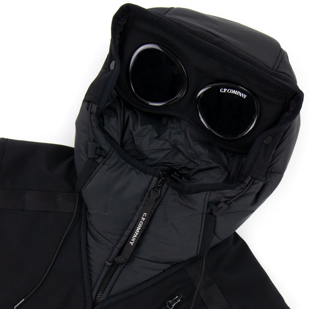 Cp Company Shell Mixed Goggle Gilet Black 999