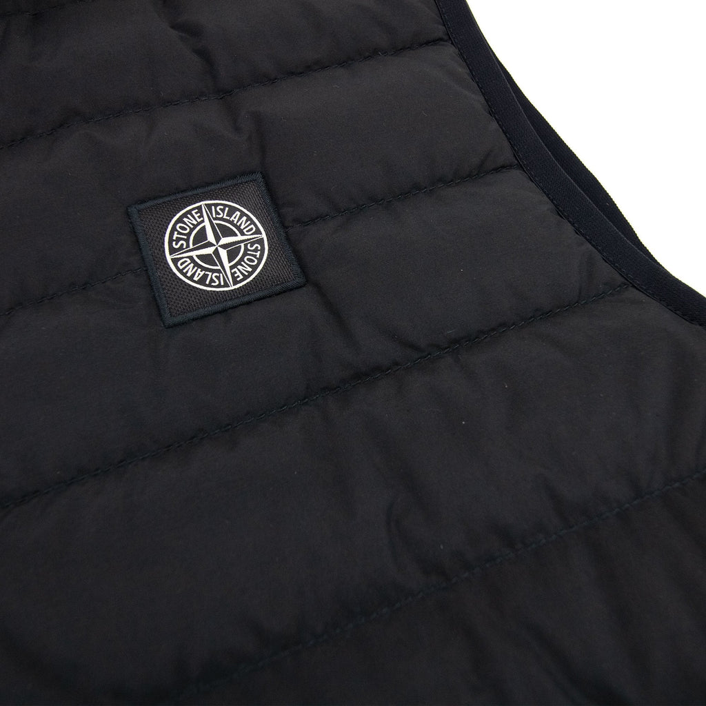 Stone Island G0725 O Cotton R Nylon Tela Gilet Black V0029