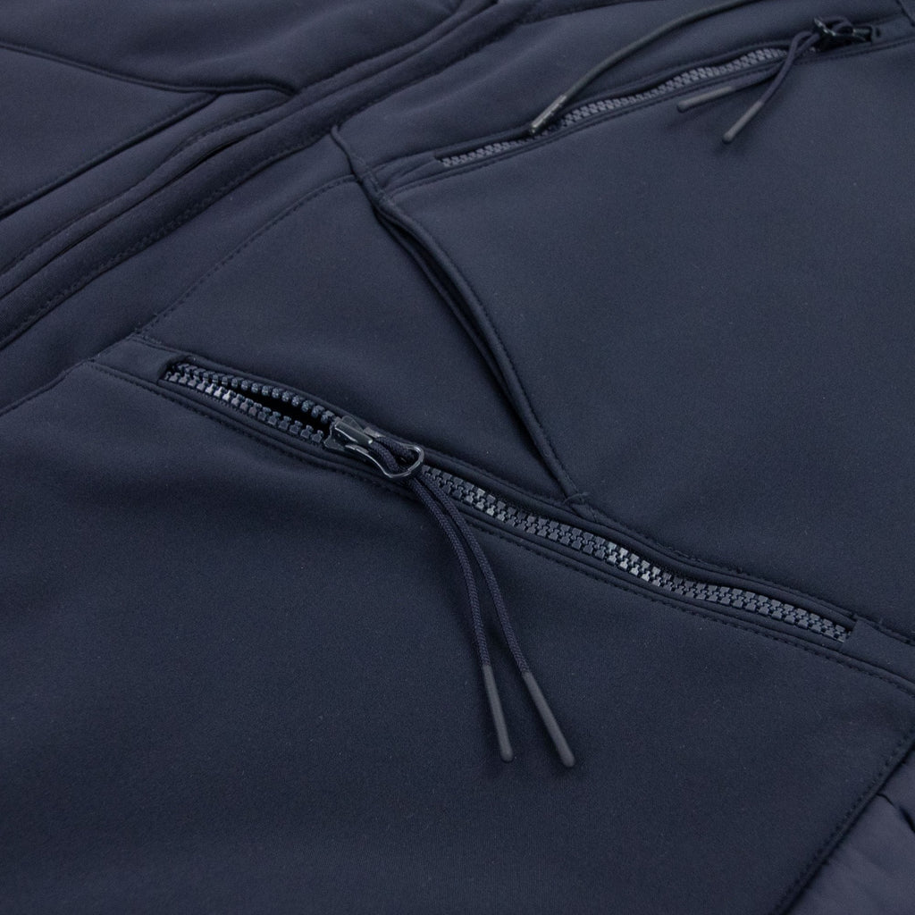 CP Company Shell Mixed Goggle Gilet Navy 888