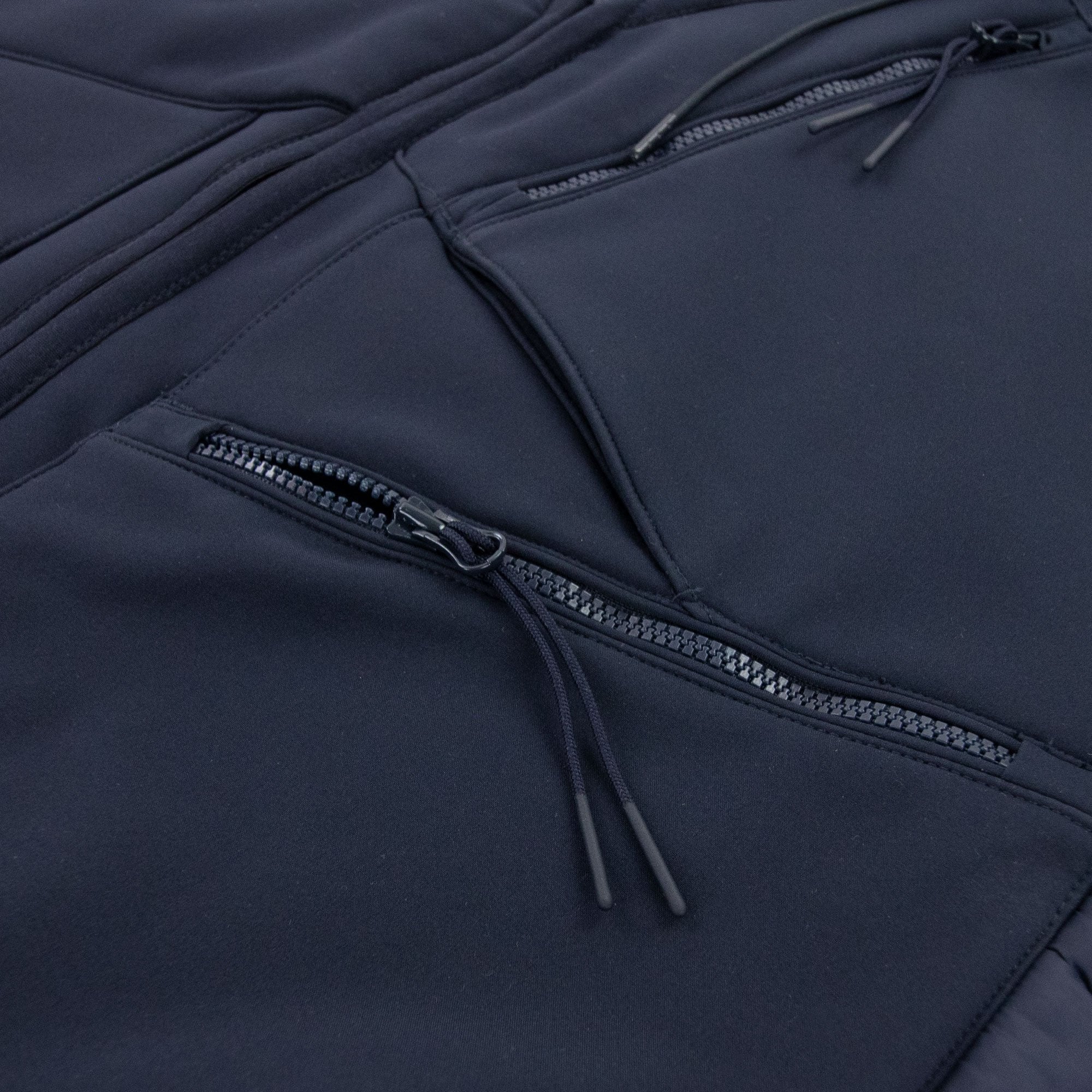CP Company Shell Mixed Goggle Gilet Navy 888