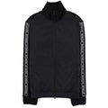 Moncler Maglia Cardigan Arm Logo Black