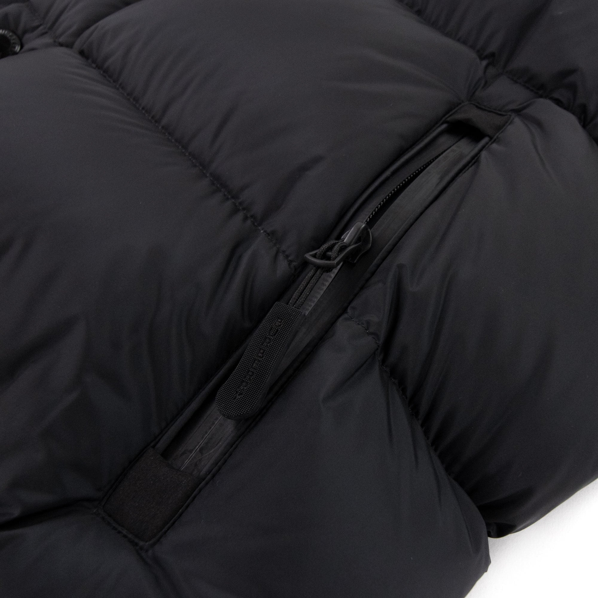 Burberry Detachable Sleeve Hooded Puffer Jacket Black
