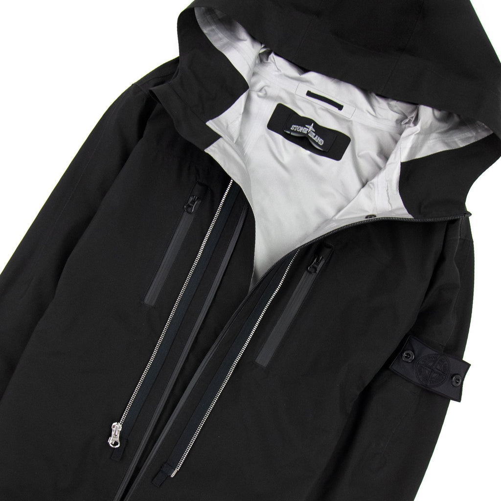 Stone Island 40501 Twin Zip Shell Jacket Black V0029