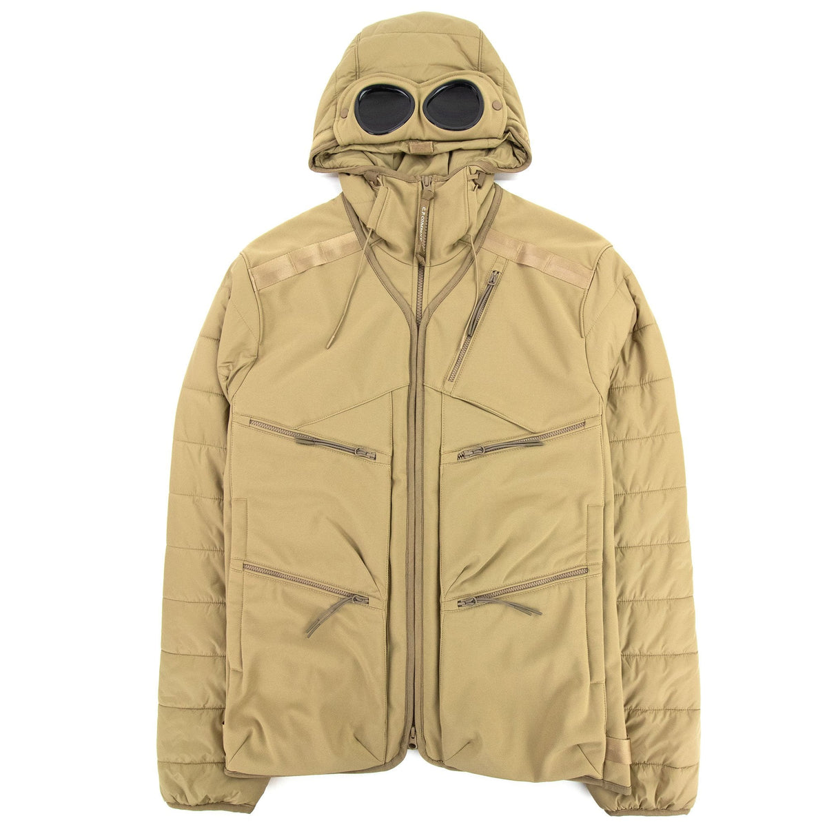 c.p. shell-r goggle jacket CP Company Mixed Mustard 326 aufbewahrung taschenuhr Uhrenbox ZIP-Case back Color:Royal/Graphite Loose fit Hooded collar