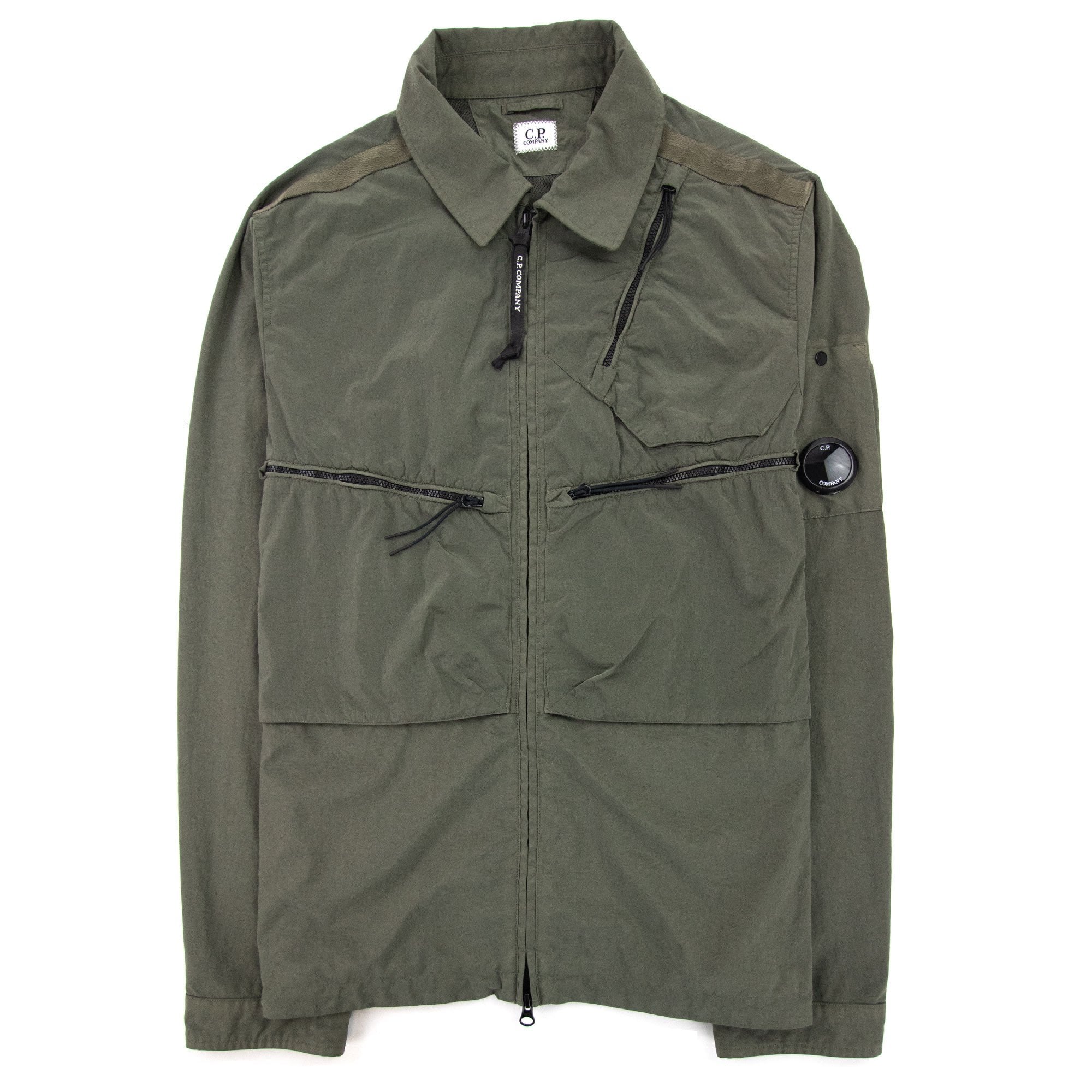 CP Company Taylon P Mixed Overshirt Stone Gray 665 | ONU – Onu